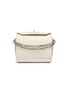 Main View - Click To Enlarge - ALEXANDER MCQUEEN - 'Box Bag 19' in croc embossed leather