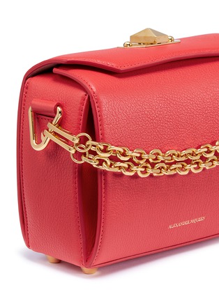 Detail View - Click To Enlarge - ALEXANDER MCQUEEN - 'Box Bag 19' in fine grain leather