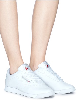Figure View - Click To Enlarge - REEBOK - 'Princess' faux leather sneakers