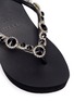 Detail View - Click To Enlarge - UZURII - 'Marilyn High Heel' crystal wedge thong sandals