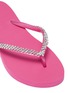 Detail View - Click To Enlarge - UZURII - 'Classic' crystal thong sandals