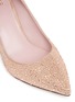 Detail View - Click To Enlarge - PEDDER RED - 'Reese' strass pavé suede pumps