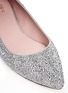 Detail View - Click To Enlarge - PEDDER RED - 'Kelsey' strass pavé suede flats