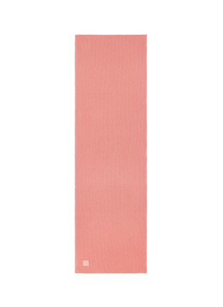Main View - Click To Enlarge - ACNE STUDIOS - Emoticon patch wool rib knit scarf