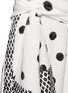 Detail View - Click To Enlarge - OSCAR DE LA RENTA - Polka dot print wide leg silk pants