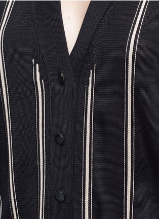 Detail View - Click To Enlarge - LANVIN - Stripe cardigan