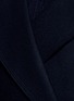Detail View - Click To Enlarge - MO&CO. EDITION 10 - Raw edge felt trench coat