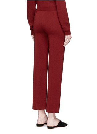 Back View - Click To Enlarge - THE ROW - 'Destiny' virgin wool blend jersey pants