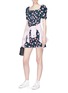 Figure View - Click To Enlarge - TOPSHOP - Floral print shirred flared dress