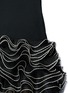 Detail View - Click To Enlarge - ALEXANDER MCQUEEN - Netted silk ruffle knit dress