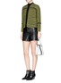 Figure View - Click To Enlarge - PROENZA SCHOULER - 'Lady' fringed contrast tweed jacket