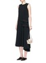 Figure View - Click To Enlarge - ACNE STUDIOS - 'Scilla' belted wrap dress