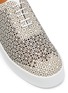 Detail View - Click To Enlarge - CLERGERIE - 'Tasso' lasercut patent leather platform sneakers