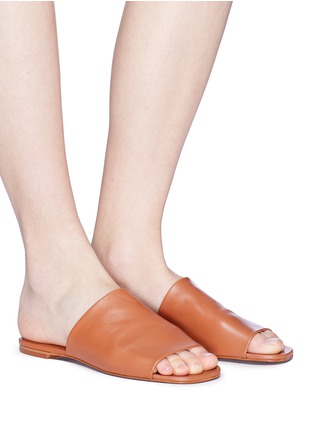 Figure View - Click To Enlarge - CLERGERIE - 'Itou' leather slides