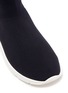 Detail View - Click To Enlarge - JOSHUA SANDERS - 'Smile' appliqué sock knit kids sneakers