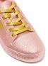 Detail View - Click To Enlarge - OPENING CEREMONY - 'La Cienega' colourblock glitter sneakers