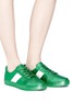 Figure View - Click To Enlarge - OPENING CEREMONY - 'La Cienega' colourblock glitter sneakers