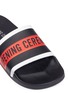 Detail View - Click To Enlarge - OPENING CEREMONY - 'Ace' logo band slide sandals
