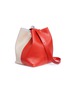 Detail View - Click To Enlarge - CREATURES OF COMFORT - 'Apple' colourblock small leather crossbody bag