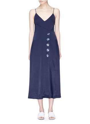 Main View - Click To Enlarge - CHRISTOPHER ESBER - Button slip dress