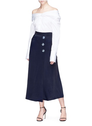 Figure View - Click To Enlarge - CHRISTOPHER ESBER - Button skirt