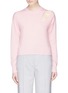 Main View - Click To Enlarge - CHRISTOPHER ESBER - Cutout shoulder wool-cashmere sweater