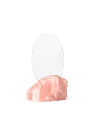 Main View - Click To Enlarge - ANOTHER HUMAN - Aura mirror – Rose Quartz