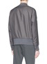 Back View - Click To Enlarge - NEIL BARRETT - Twill bomber jacket