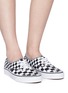 Figure View - Click To Enlarge - VANS - 'Authentic' checkerboard canvas unisex sneakers