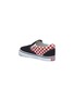 Figure View - Click To Enlarge - VANS - 'Classic Slip-on' colourblock checkerboard toddler skates