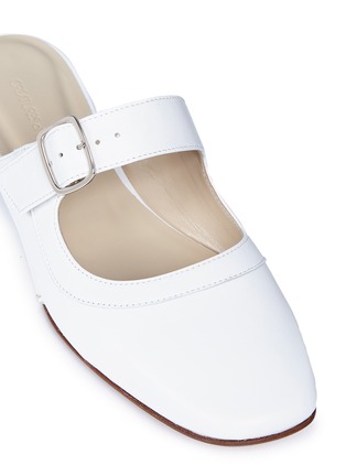 Detail View - Click To Enlarge - CREATURES OF COMFORT - 'Lucca' leather Mary Jane slides