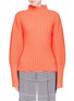 Main View - Click To Enlarge - VICTORIA, VICTORIA BECKHAM - Lambswool mix knit turtleneck sweater