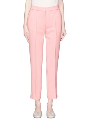 Main View - Click To Enlarge - VICTORIA, VICTORIA BECKHAM - Stripe outseam cropped pants