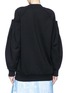 Back View - Click To Enlarge - VICTORIA, VICTORIA BECKHAM - Cartridge pleated sleeve sweatshirt