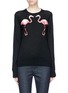 Main View - Click To Enlarge - VICTORIA, VICTORIA BECKHAM - Flamingo sequin wool sweater