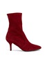 Main View - Click To Enlarge - STUART WEITZMAN - 'Cling' stretch suede ankle boots