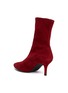 Figure View - Click To Enlarge - STUART WEITZMAN - 'Cling' stretch suede ankle boots
