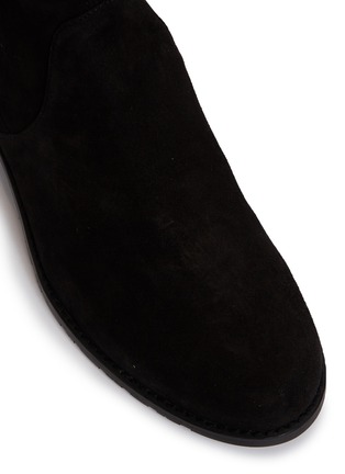 Detail View - Click To Enlarge - STUART WEITZMAN - 'Midland' suede thigh high boots