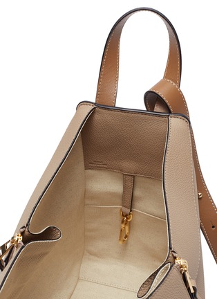 Detail View - Click To Enlarge - LOEWE - 'Hammock' small colourblock calfskin leather bag