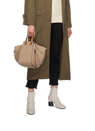 Figure View - Click To Enlarge - LOEWE - 'Hammock' small colourblock calfskin leather bag
