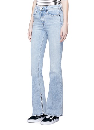 Front View - Click To Enlarge - RAG & BONE - 'Bella' split cuff flared jeans