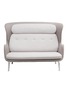 Main View - Click To Enlarge - MANKS - Ro™ 2-seater sofa – Warm Grey