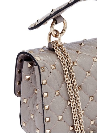 - VALENTINO GARAVANI - 'Rockstud Spike' small quilted leather crossbody bag