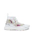 Main View - Click To Enlarge - VALENTINO GARAVANI - Panelled sock knit high top sneakers