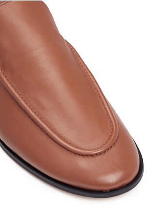 Detail View - Click To Enlarge - PEDDER RED - 'Phil' leather loafers