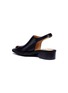 Detail View - Click To Enlarge - AALTO - 'Zombie Brock' ankle strap cutout toe leather shoes