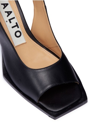 Detail View - Click To Enlarge - AALTO - Leather slingback pumps