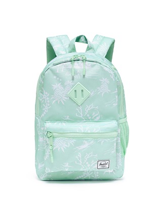 Main View - Click To Enlarge - HERSCHEL SUPPLY CO. - 'Heritage' yucca print canvas 16L kids backpack