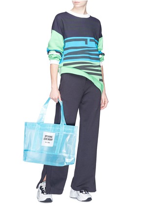 Figure View - Click To Enlarge - OPENING CEREMONY - Logo patch medium PVC mesh tote