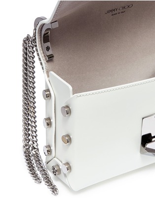 Detail View - Click To Enlarge - JIMMY CHOO - 'Lockett Petite' stud leather crossbody bag